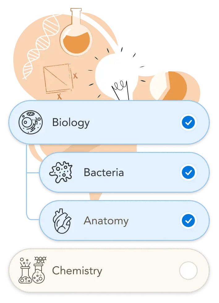 Image showcasing the interactive NEET course platform, featuring resources like practice questions and simulations.